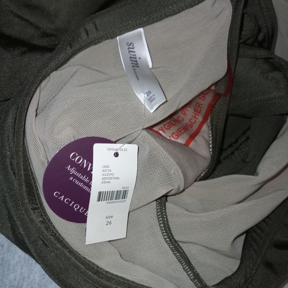 Cacique Cinch Side Skirted Swim Bottom - Picture 4 of 5